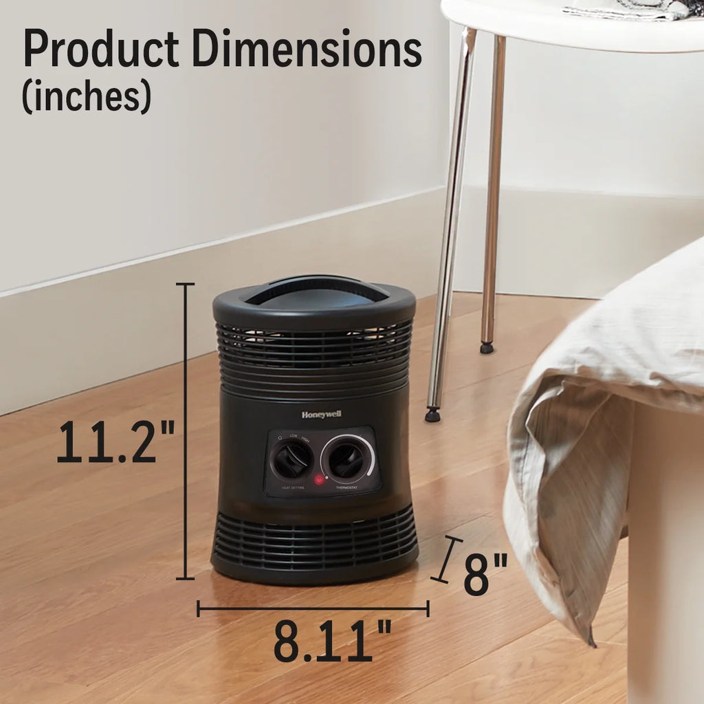 360 Surround Space Heater, Black, HHF360V