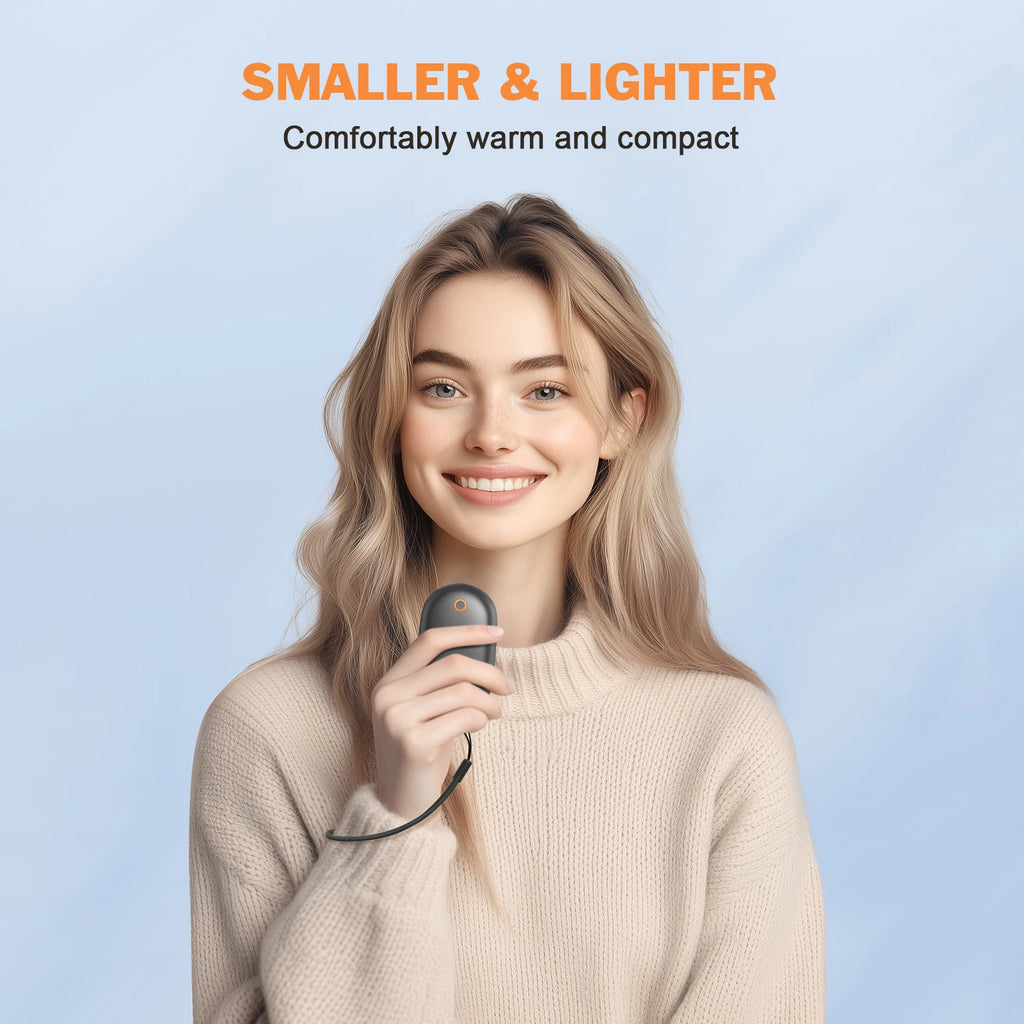 Hand Warmers Magnetic 2 Pack Rechargeable Full Warmer Body Instant Heating, 8 Hrs Long Warmer, 5,000 mAh Pocket Size Electric Wa