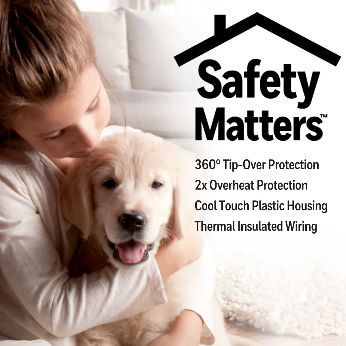 360 Surround Space Heater, Black, HHF360V